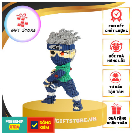 Mô hình đồ chơi lắp ráp nhân vật hoạt hình Lego Kakashi trong naruto
