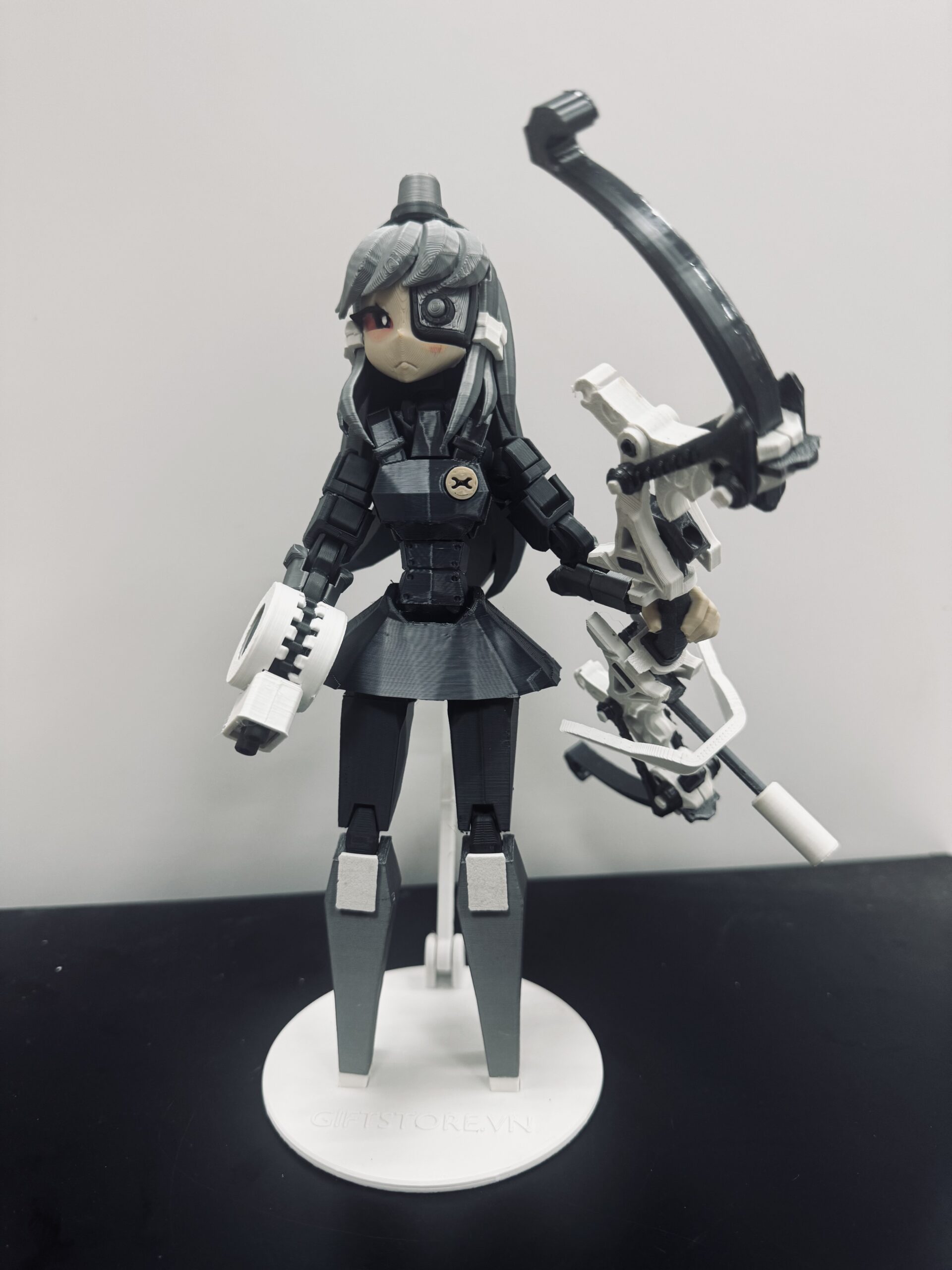 Mô Hình Cyborg Girl nâng cấp 2.0 - Kèm vũ khí hắc ảnh thần cung