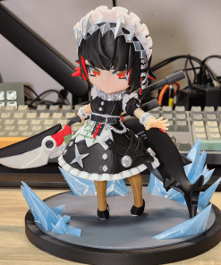 Mô hình Eileen trong game Zero Zone phiên bản chibi maid độc đáo. Thiết kế sắc nét, đế hiệu ứng đẹp, phù hợp trưng bày và sưu tầm cho fan game và anime.