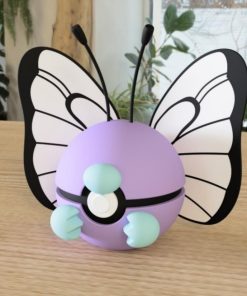 Mô Hình In 3D Pokeball Butterfree – Pokémon Poké Ball Trang Trí