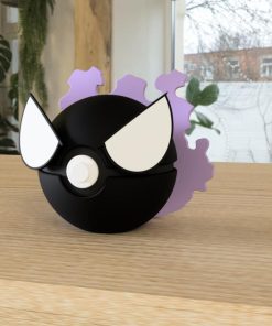 Mô Hình In 3D Pokeball Gastly – Pokémon Poké Ball Trang Trí