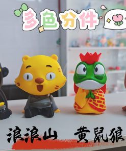 Bộ mô hình 4 Tiểu Yêu Quái Núi Lãng Lãnh in 3D FDM – Trang trí dễ thương