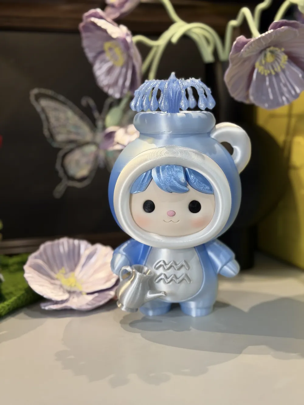 aquarius-2 Mô hình cung Bảo Bình Aquarius in 3D cao 18cm