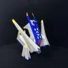 Mô hình Archaludon Pokémon màu bạc trắng và xanh dương