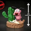 Courage diorama sa mạc 23cm in 3D – góc 1