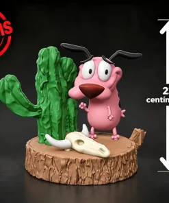 Courage diorama sa mạc 23cm in 3D – góc 1