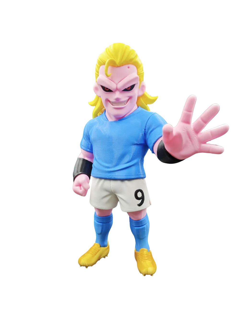 Mô hình Demon Haaland 18cm kết hợp Erling Haaland và Majin Buu
