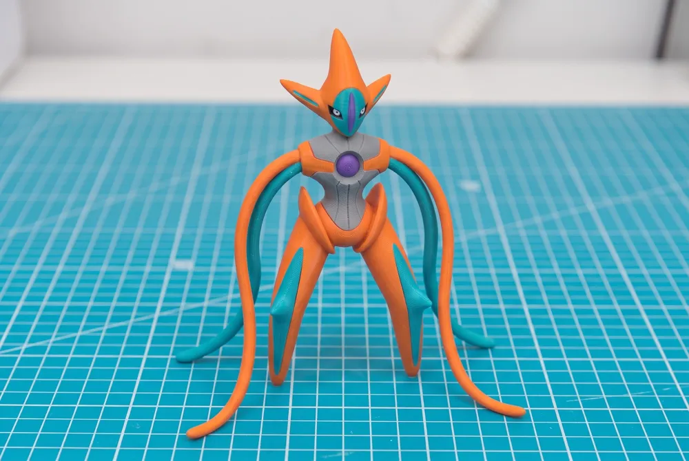 deoxys-attack-1 Mô hình Deoxys Attack Forme Pokémon dạng Tấn Công in 3D 18cm