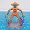 Deoxys Normal Forme 18,5cm in 3D cam xanh ngọc trên đế tím