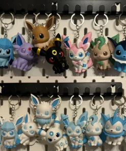 Eevee và các tiến hóa chibi mini màu thường và Snow in 3D