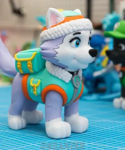 Mô hình Everest Paw Patrol chó cứu hộ tuyết in 3D cao 19cm
