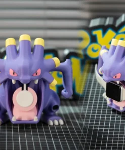 Đế Apple Watch hình Pokémon Exploud in 3D phối tím vàng