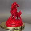 Tượng dê lửa đỏ 2027 in 3D