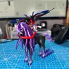 Mô hình Mega Floette Eternal King cưỡi chiến mã đen bờm tím in 3D cao 18cm