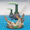 Galar Weezing 19cm diorama in 3D góc 2
