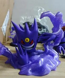 Mô hình Gengar pháp sư Pokémon với hiệu ứng khói tím