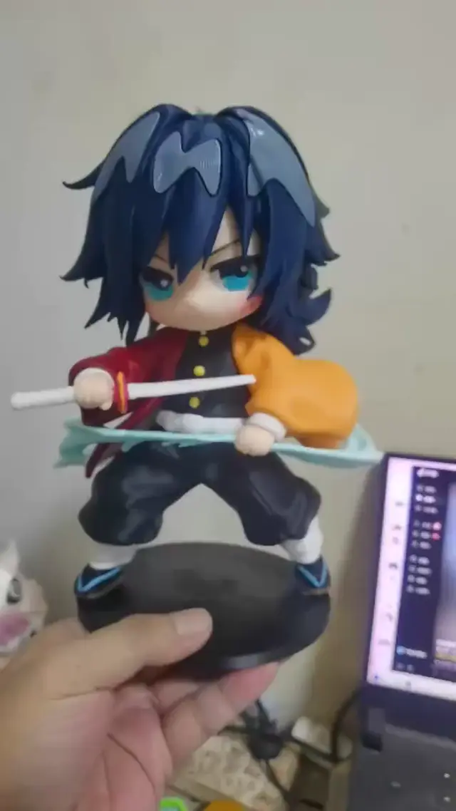 Tomioka Giyuu chibi 22cm Demon Slayer ảnh động xoay mô hình