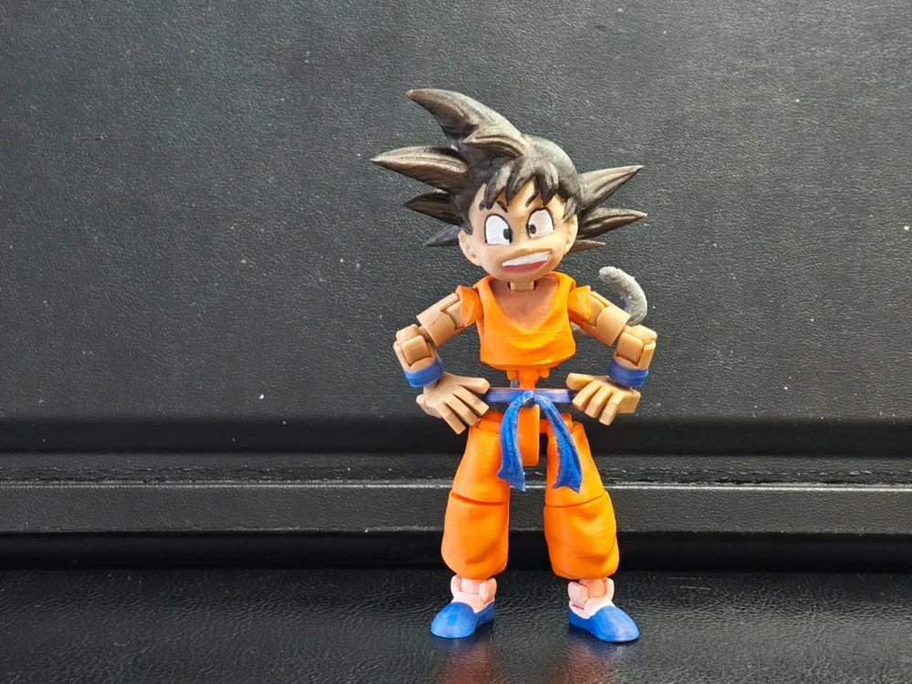 Mô hình Goku Mini 13 Dragon Ball khớp động in 3D