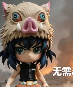 Inosuke chibi đầu heo rừng đội phía trên