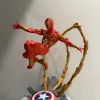 Mô hình Iron Spider-Man giáp đỏ vàng in 3D cao 32cm