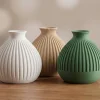 Bộ ba bình mini Japandi các kiểu gân