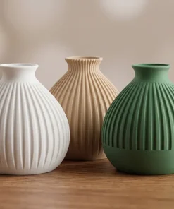 Bộ ba bình mini Japandi các kiểu gân