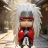 Jiraiya chibi 20cm tóc trắng áo đỏ tư thế khoanh tay