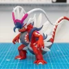 Mô hình Koraidon Pokémon đỏ trắng in 3D PLA cao 17cm