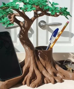 Living Tree sử dụng với điện thoại bút và chìa khóa