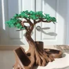 Khay cây bonsai Living Tree tích hợp giá điện thoại ống bút và khay đồ