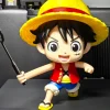 Luffy chơi cầu lông One Piece 18cm in 3D