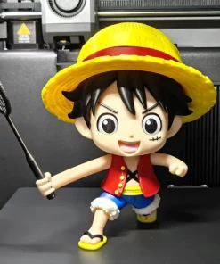 Luffy cầu lông 18cm góc 1