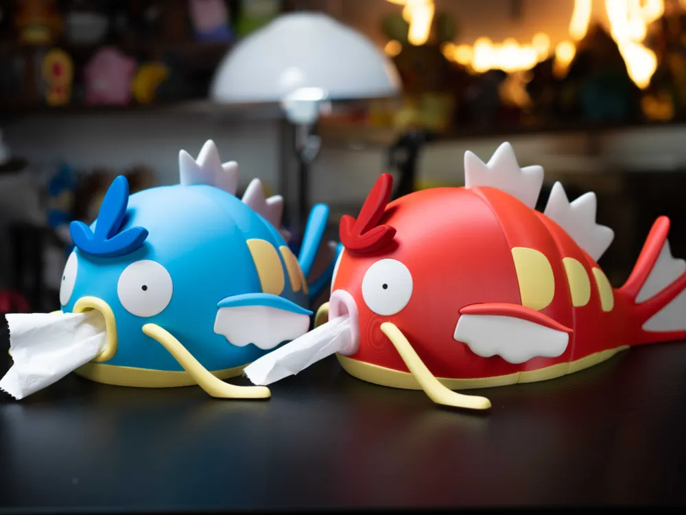 Hộp khăn giấy Magikarp Gyarados Pokémon in 3D