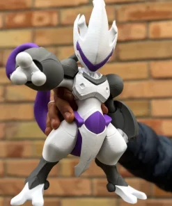 Mô hình Mecha Mewtwo Pokémon giáp robot trắng xám tím cao 35cm