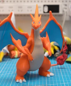 Mô hình Mega Charizard Y Pokémon cao 20cm thân cam cánh xanh