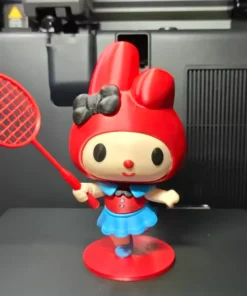 My Melody chơi cầu lông đầu to 17cm