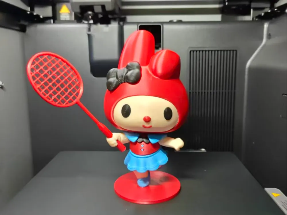 My Melody chơi cầu lông đầu to 17cm