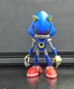 Mô hình Metal Sonic xanh, mắt đỏ, giày đỏ với khớp cử động
