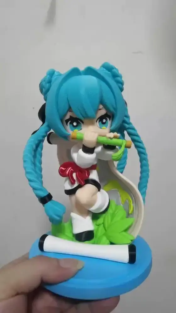 Hatsune Miku chibi cổ phong 20cm ảnh động