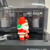 Góc nghiêng ông già Noel mini nhựa PLA đỏ trắng xanh