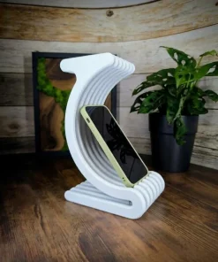 Giá đỡ tai nghe và điện thoại hiện đại 22cm in 3D