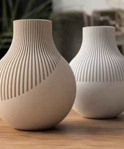 Bình hoa Neki Japandi đáy vát chéo 17,6cm
