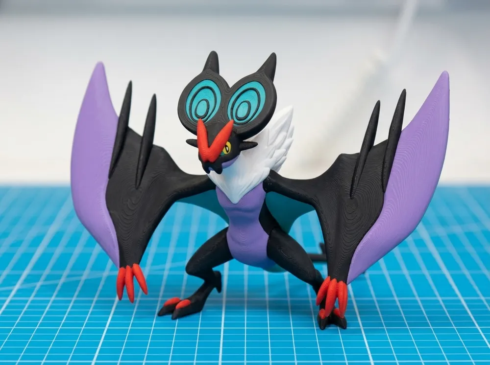 Mô hình Noivern Pokémon dang cánh sải 18cm in 3D PLA