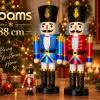 Lính Nutcracker Giáng sinh 88cm in 3D phối màu đỏ và xanh