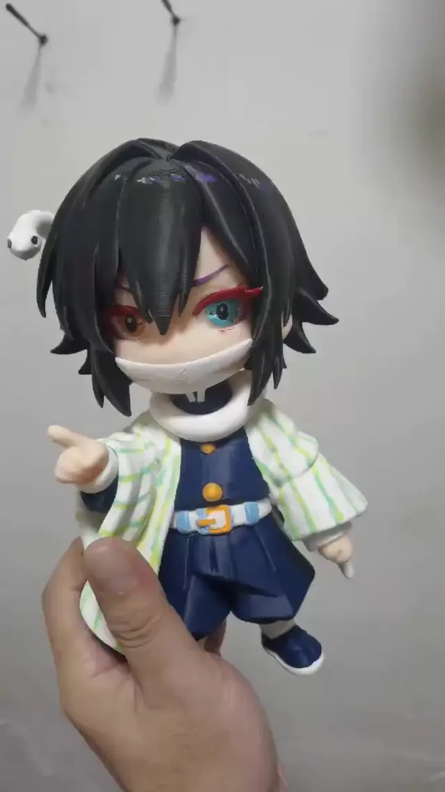 Obanai Iguro chibi 22cm Demon Slayer – ảnh động xoay mô hình