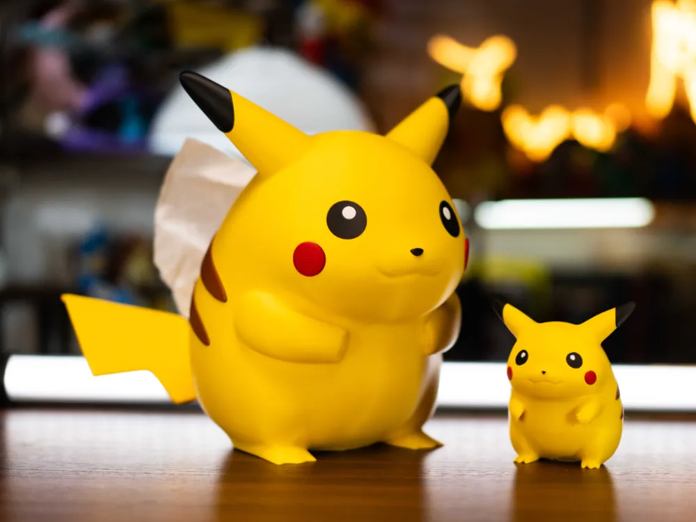 Hộp khăn giấy Pikachu mũm mĩm in 3D nhựa PLA