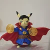 Pikachu Doctor Strange in 3D áo choàng đỏ và hai vòng phép vàng