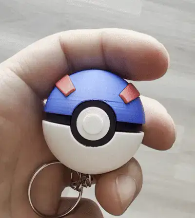 Pokéball Clicker nút bấm cơ học chuyển động