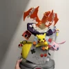 Tiểu cảnh Pokémon GBA Charizard Pikachu Mew in 3D hoàn thiện