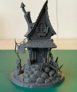 Mô hình nhà Sally Cottage màu xám phong cách Gothic